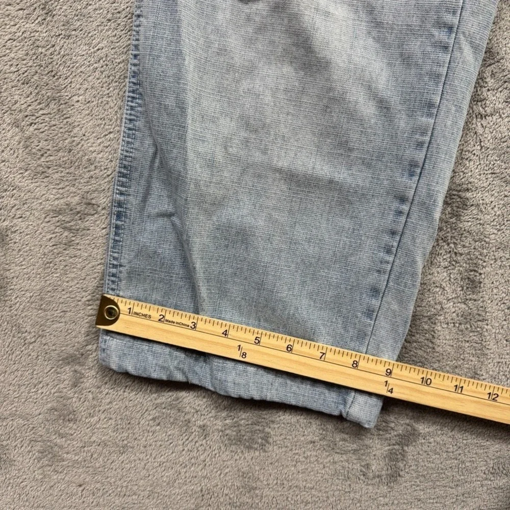 Kno Betta Jeans Mens Measured 29x24  Y2K Baggy Hip Hop‎ Rap Blue